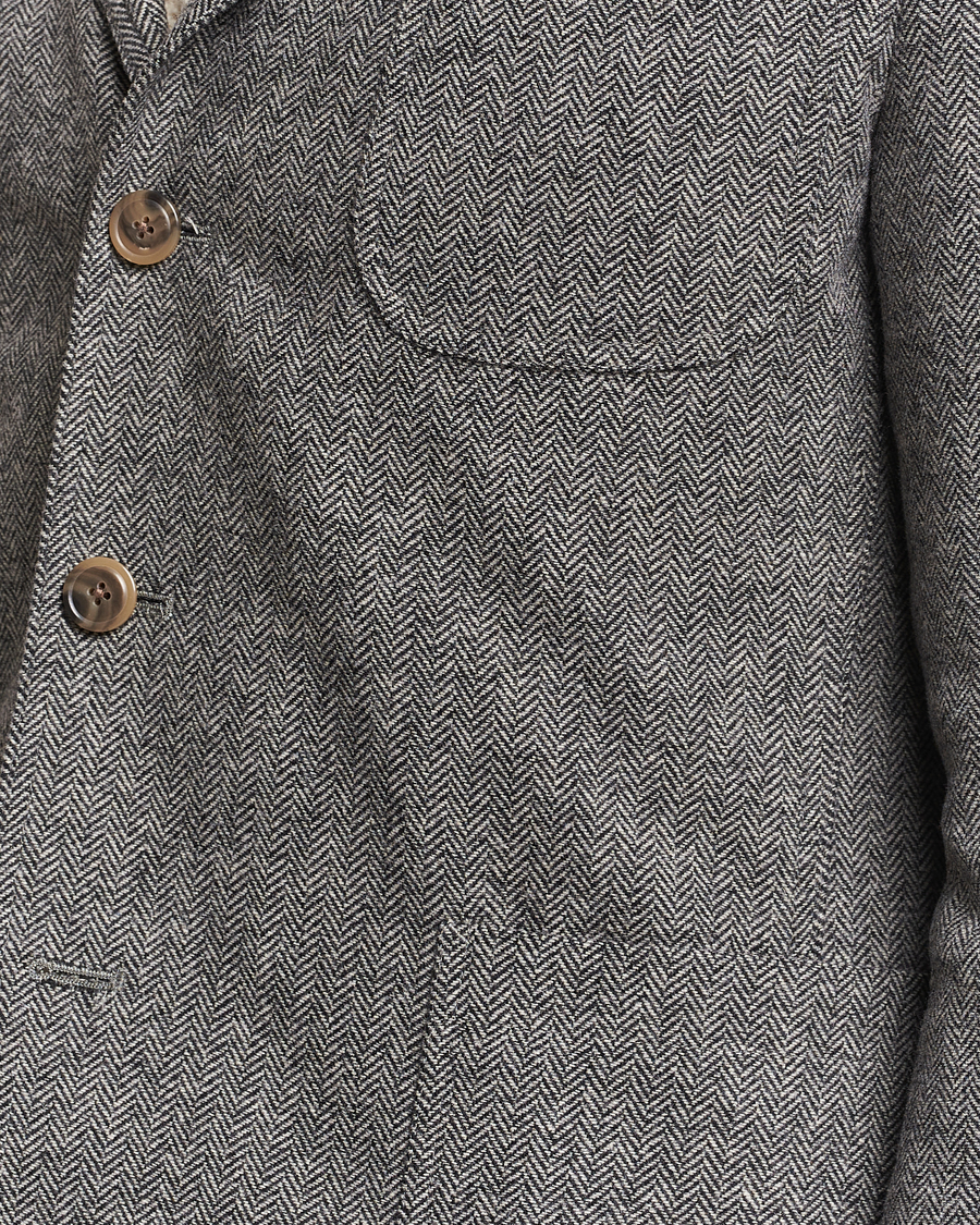 Uomini | Blazers | Polo Ralph Lauren | Classic Herringbone Sportcoat Black/Cream