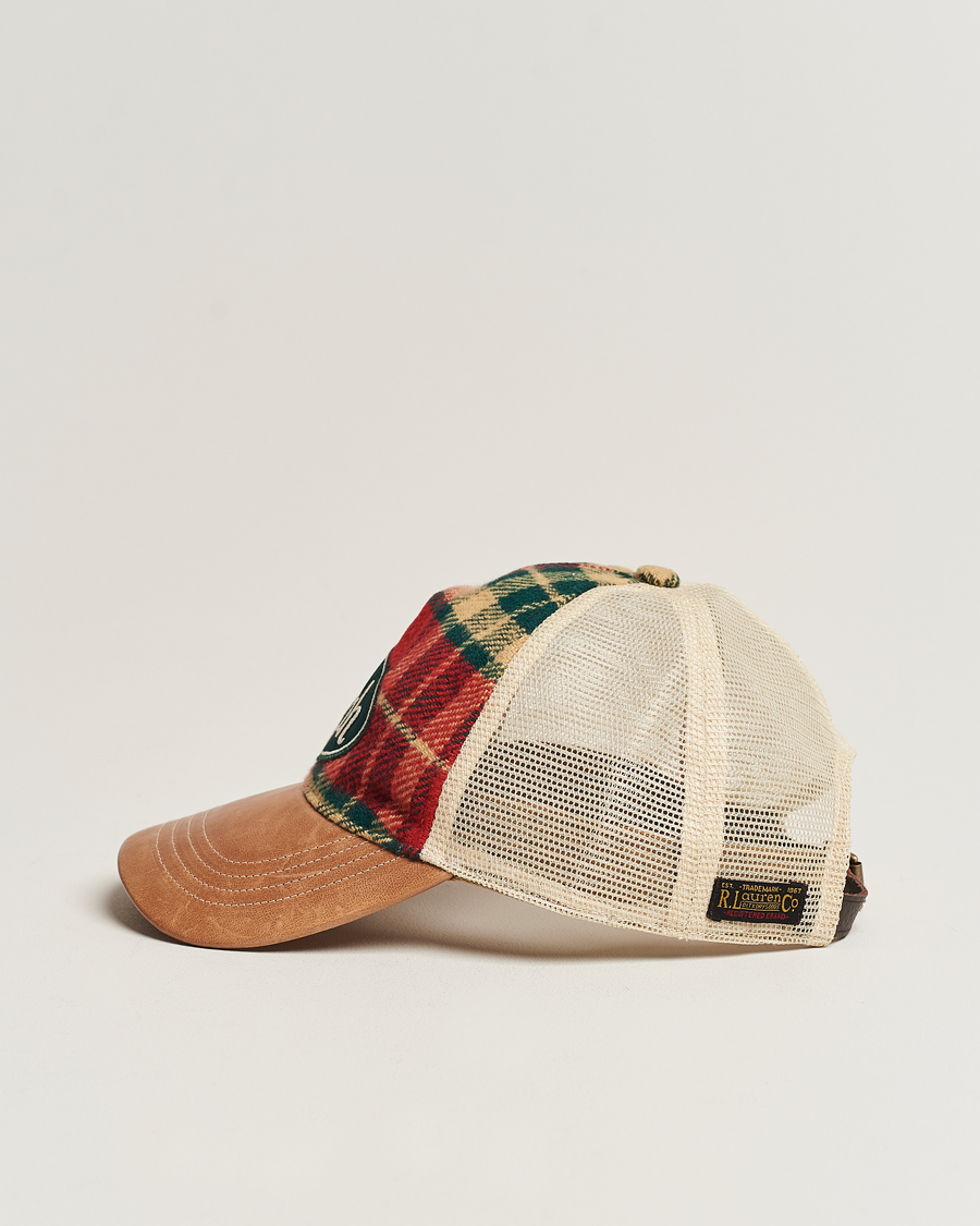Uomini | Polo Ralph Lauren Flannel Ralph Cap Red/Black Multi | Polo Ralph Lauren | Flannel Ralph Cap Red/Black Multi