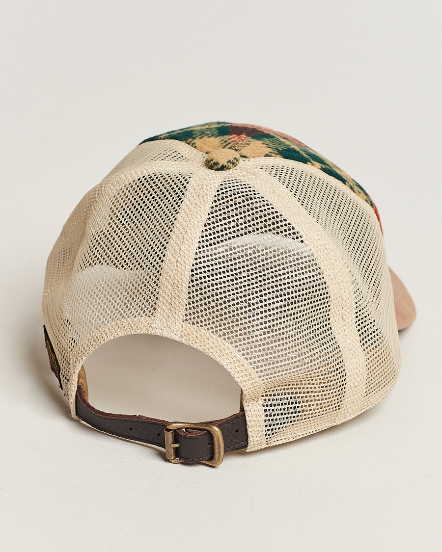 Uomini | Polo Ralph Lauren Flannel Ralph Cap Red/Black Multi | Polo Ralph Lauren | Flannel Ralph Cap Red/Black Multi