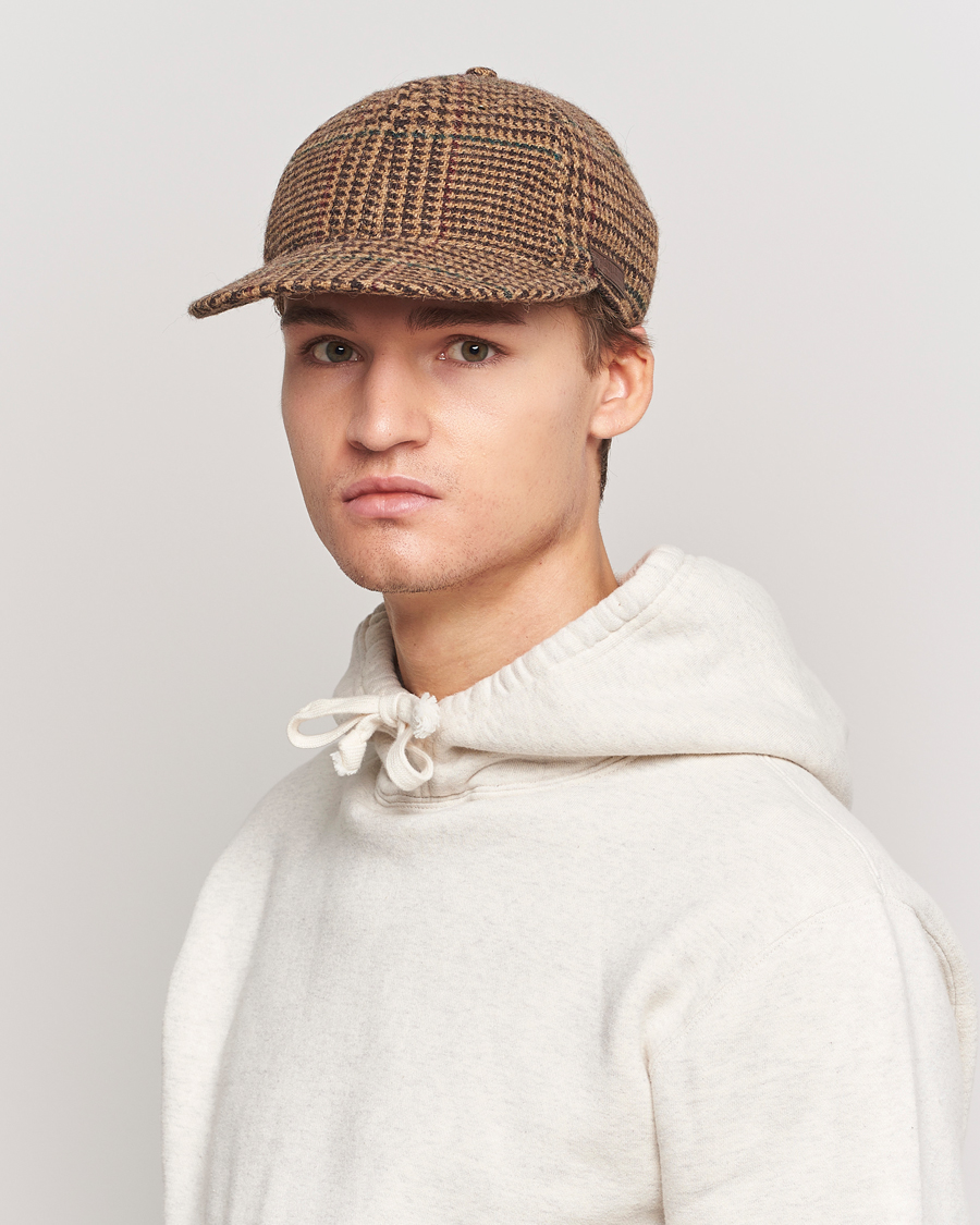 Uomini | Polo Ralph Lauren Glenplaid Overcheck Cap Camel | Polo Ralph Lauren | Glenplaid Overcheck Cap Camel