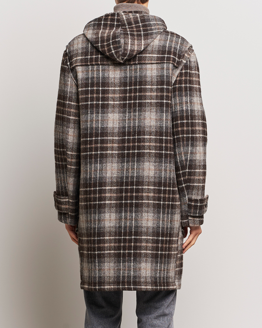 Uomini | Giacche | Gloverall | De Bonne Facutre Wool Duffle Coat Black/Grey