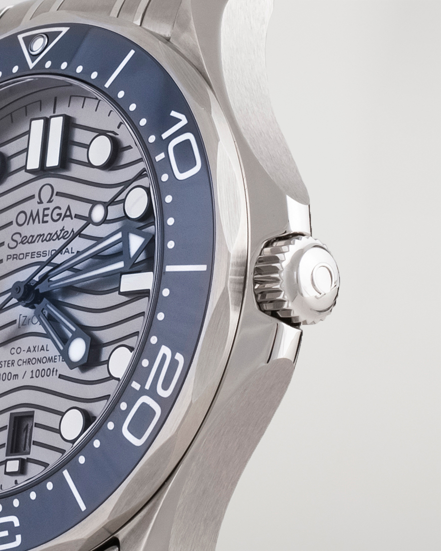 Uomini | Omega Pre-Owned Seamaster Diver 300M 210.30.42.20.06.001 Steel Sil Steel Black | Omega Pre-Owned | Seamaster Diver 300M 210.30.42.20.06.001 Steel Sil Steel Black