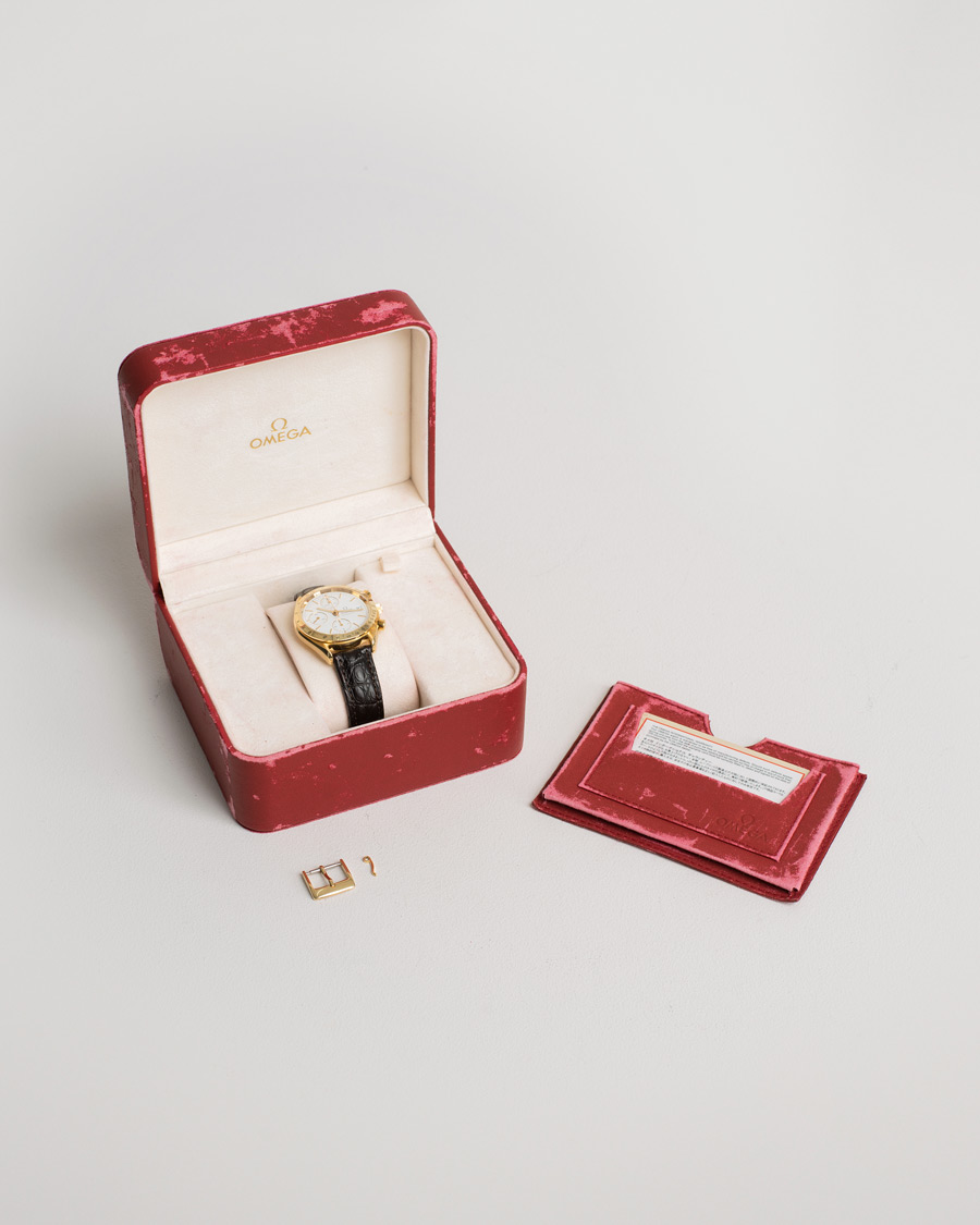 Uomini | Omega Pre-Owned Speedmaster Date 18K 3611.20.29 Steel White | Omega Pre-Owned | Speedmaster Date 18K 3611.20.29 Steel White