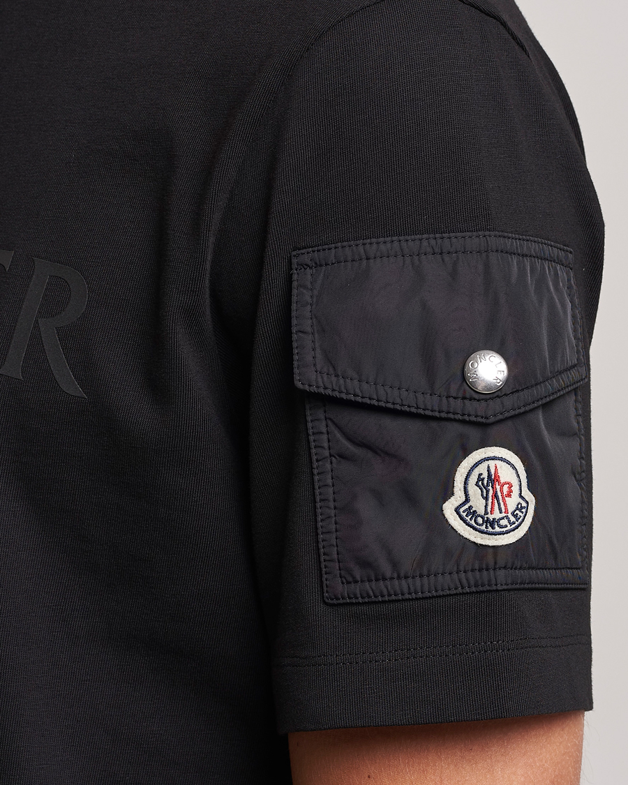 Uomini | T-shirt | Moncler | Sleeve Pocket T-shirt Black
