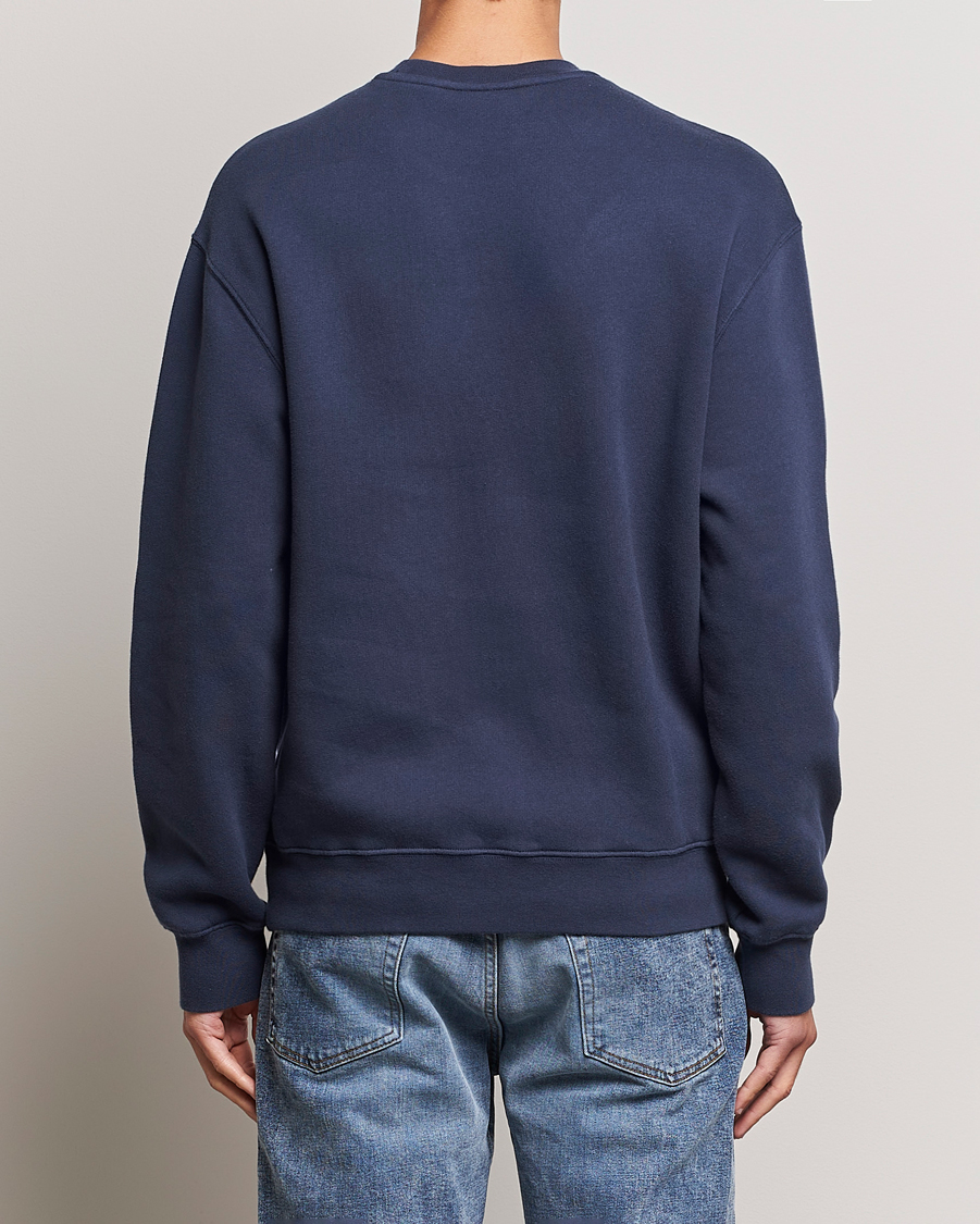Uomini | Maglieria | Maison Kitsuné | Tonal Fox Head Sweatshirt Ink Blue
