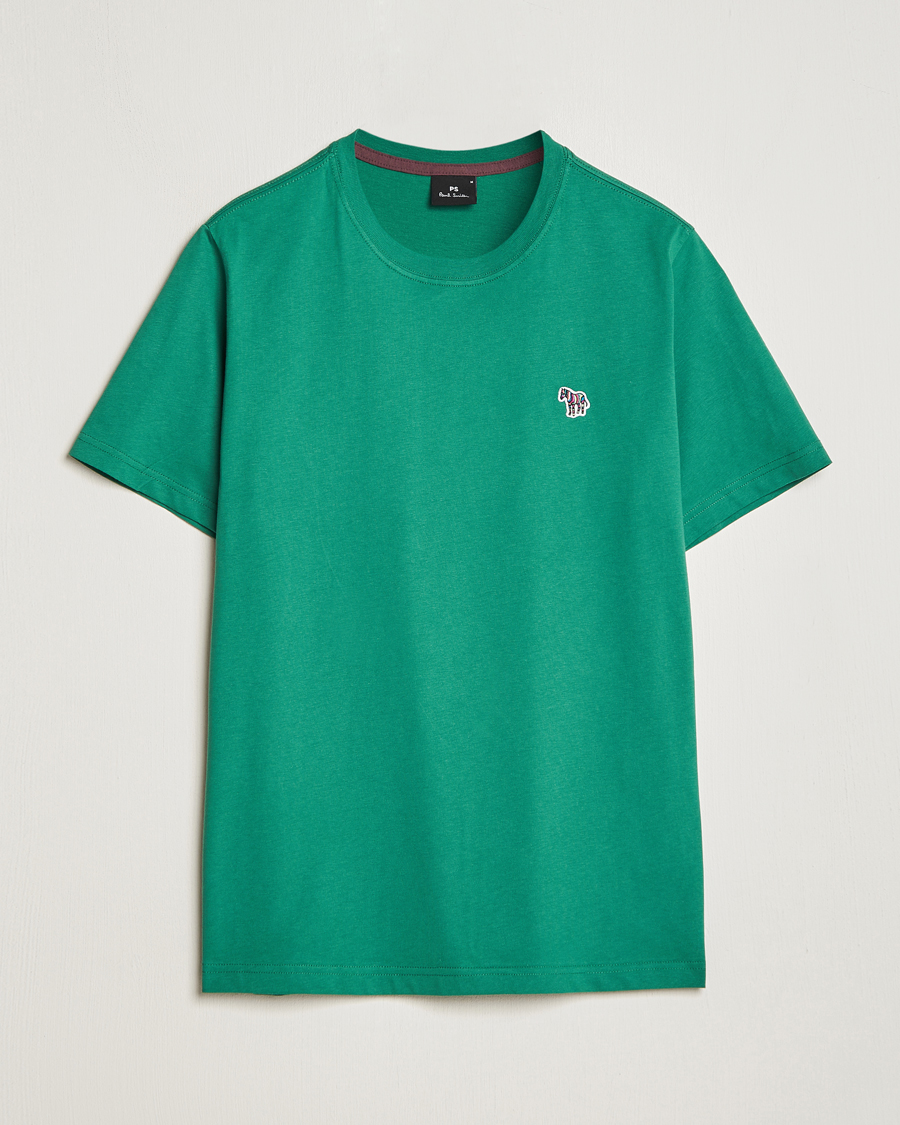 Uomini | T-shirt | PS Paul Smith | Organic Cotton Zebra T-Shirt Green