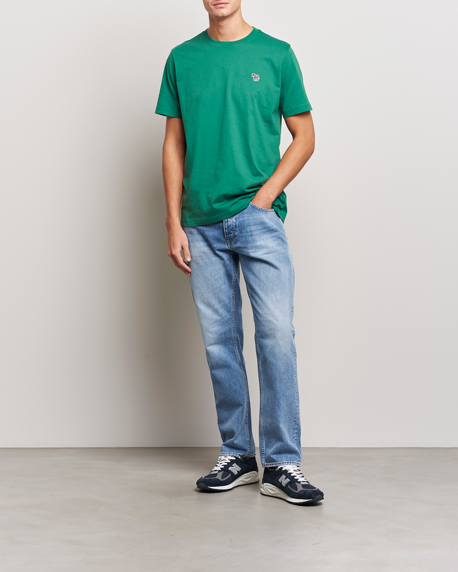 Uomini | T-shirt | PS Paul Smith | Organic Cotton Zebra T-Shirt Green