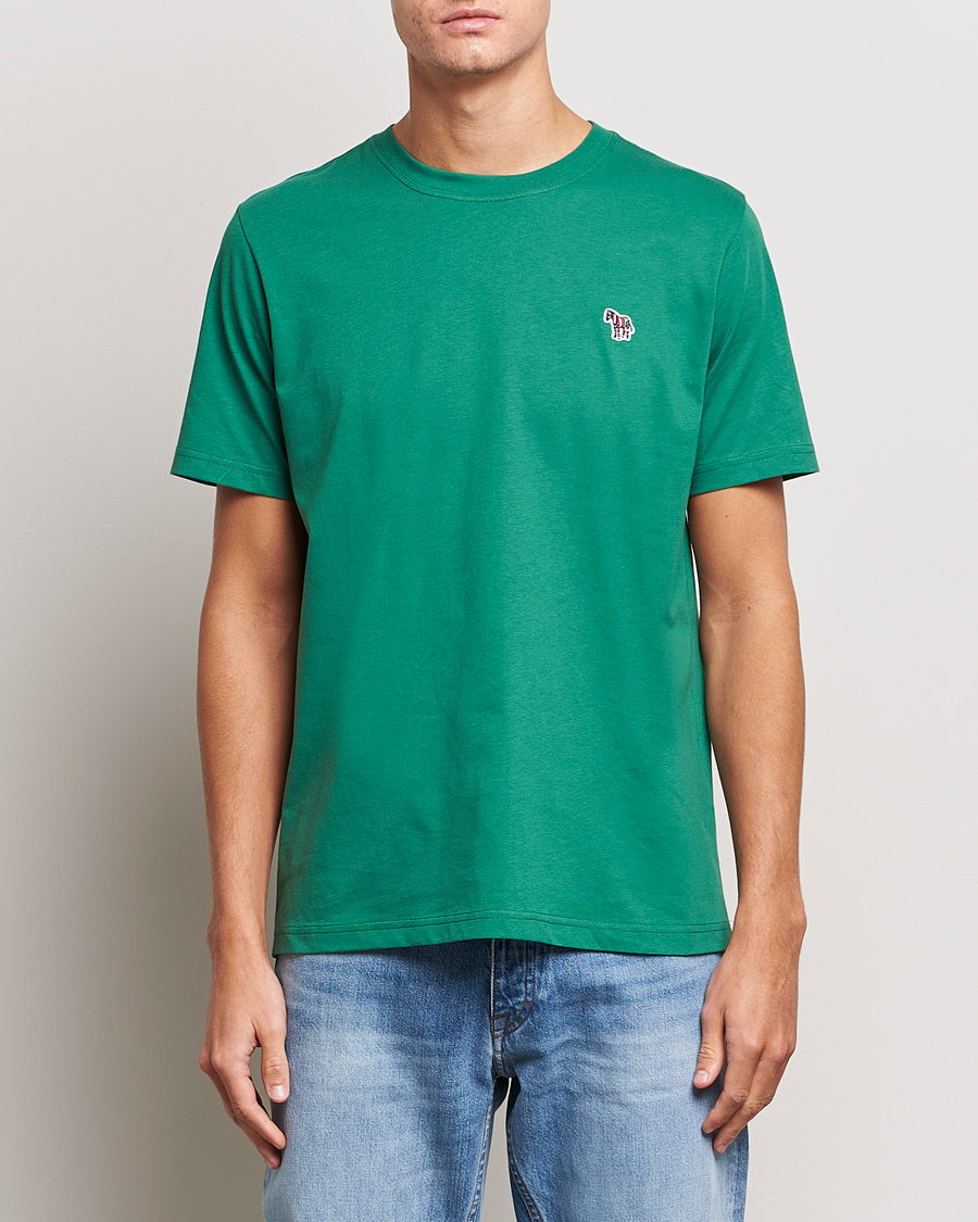 Uomini | T-shirt | PS Paul Smith | Organic Cotton Zebra T-Shirt Green