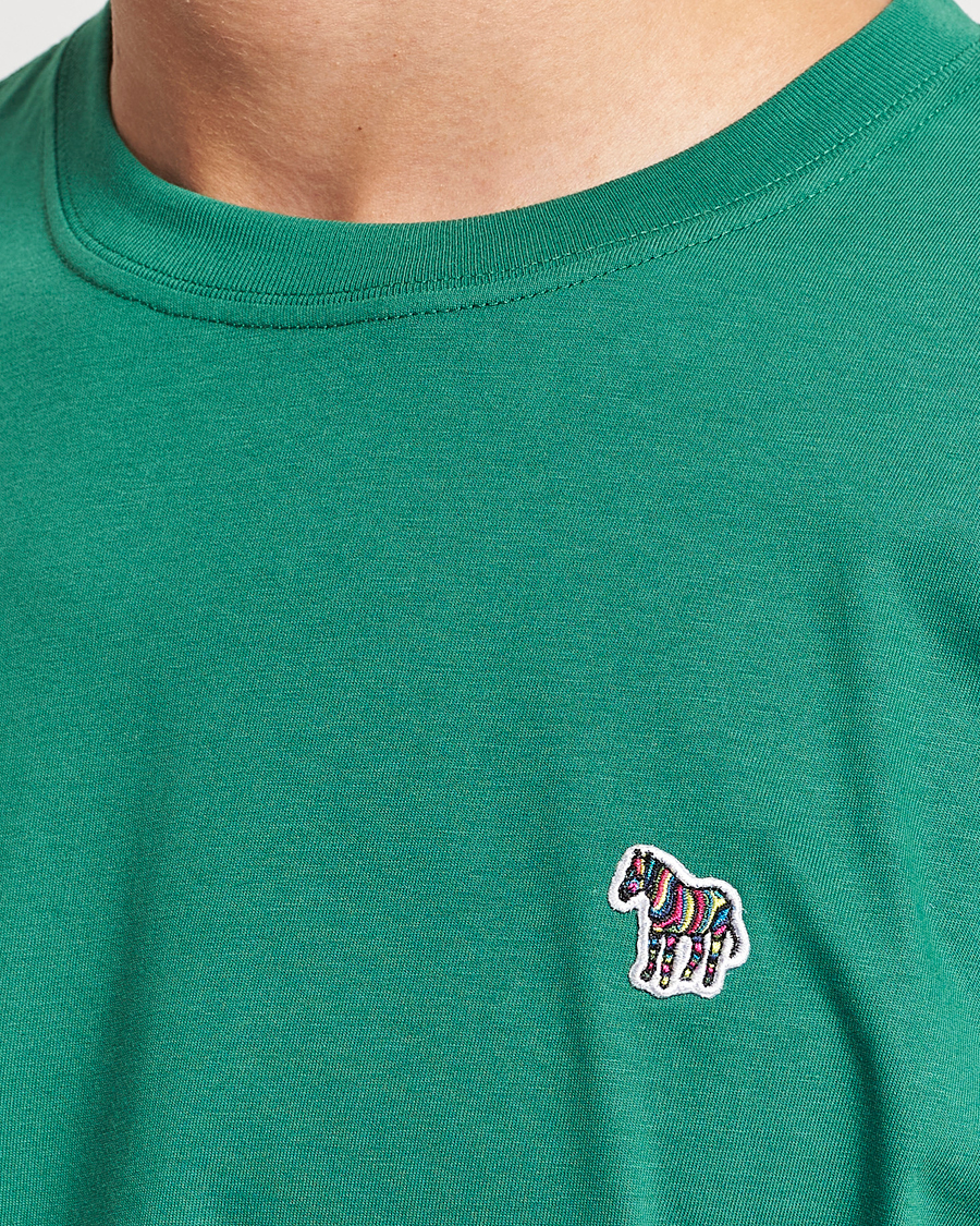 Uomini | T-shirt | PS Paul Smith | Organic Cotton Zebra T-Shirt Green