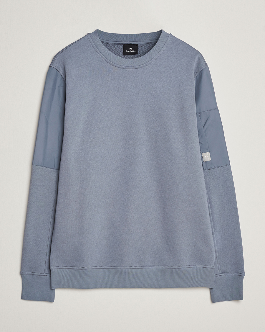 Uomini | Maglieria | PS Paul Smith | Organic Cotton Sweatshirt Washed Blue