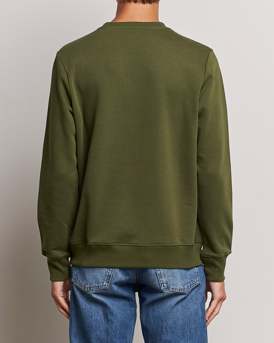 Uomini | Maglieria | PS Paul Smith | Organic Cotton Zebra Sweatshirt Olive