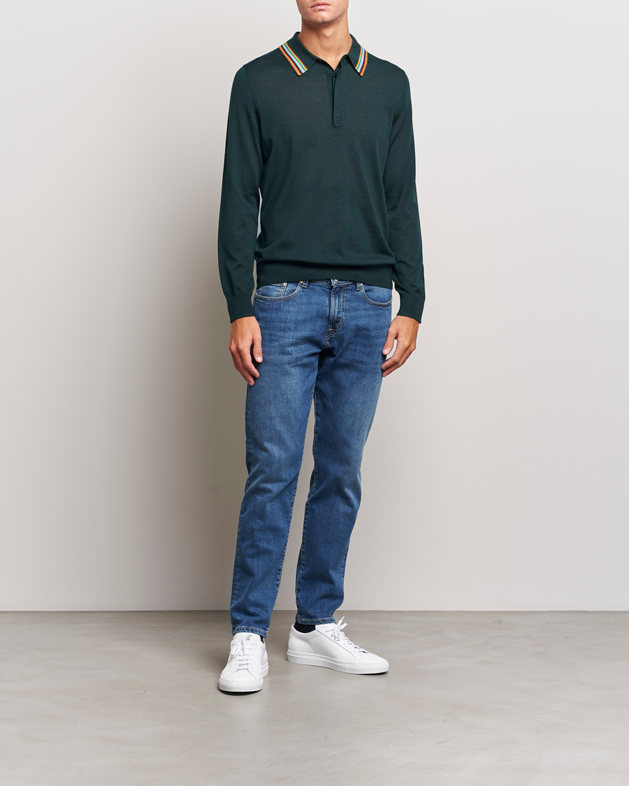 Uomini | Jeans | PS Paul Smith | Tapered Fit Jeans Mid Blue