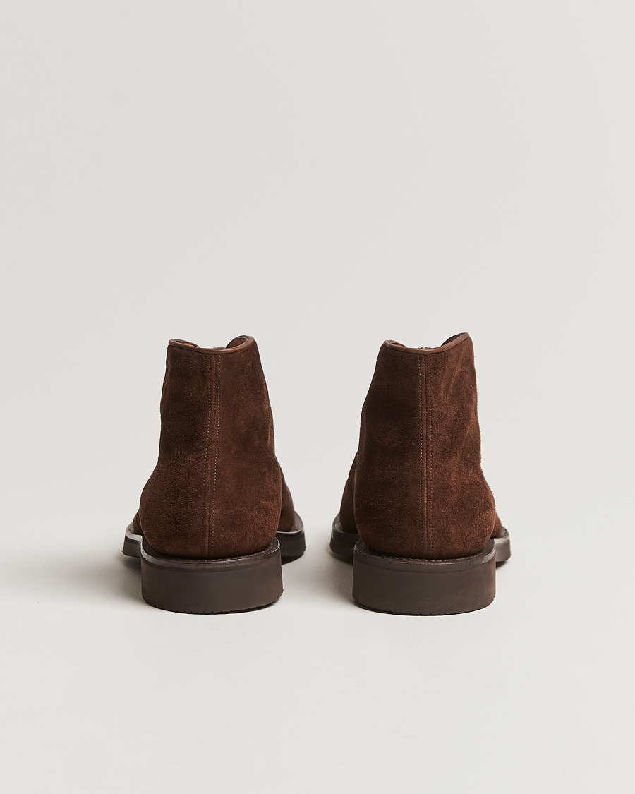Uomini | John Lobb Hackney Chukka Boots Dark Brown Suede | John Lobb | Hackney Chukka Boots Dark Brown Suede