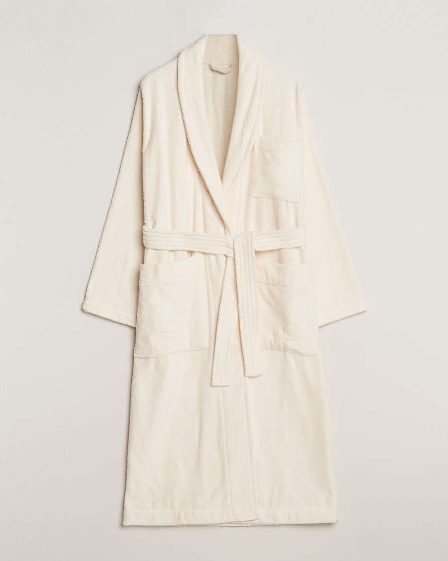 Uomini | Accappatoi & Pigiami | Tekla | Organic Terry Bathrobe Ivory
