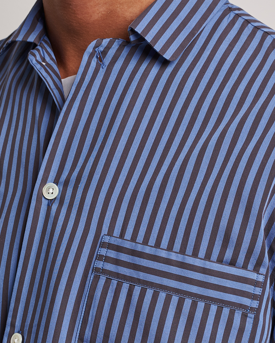 Uomini | Accappatoi & Pigiami | Tekla | Poplin Pyjama Shirt Verneuil Stripes