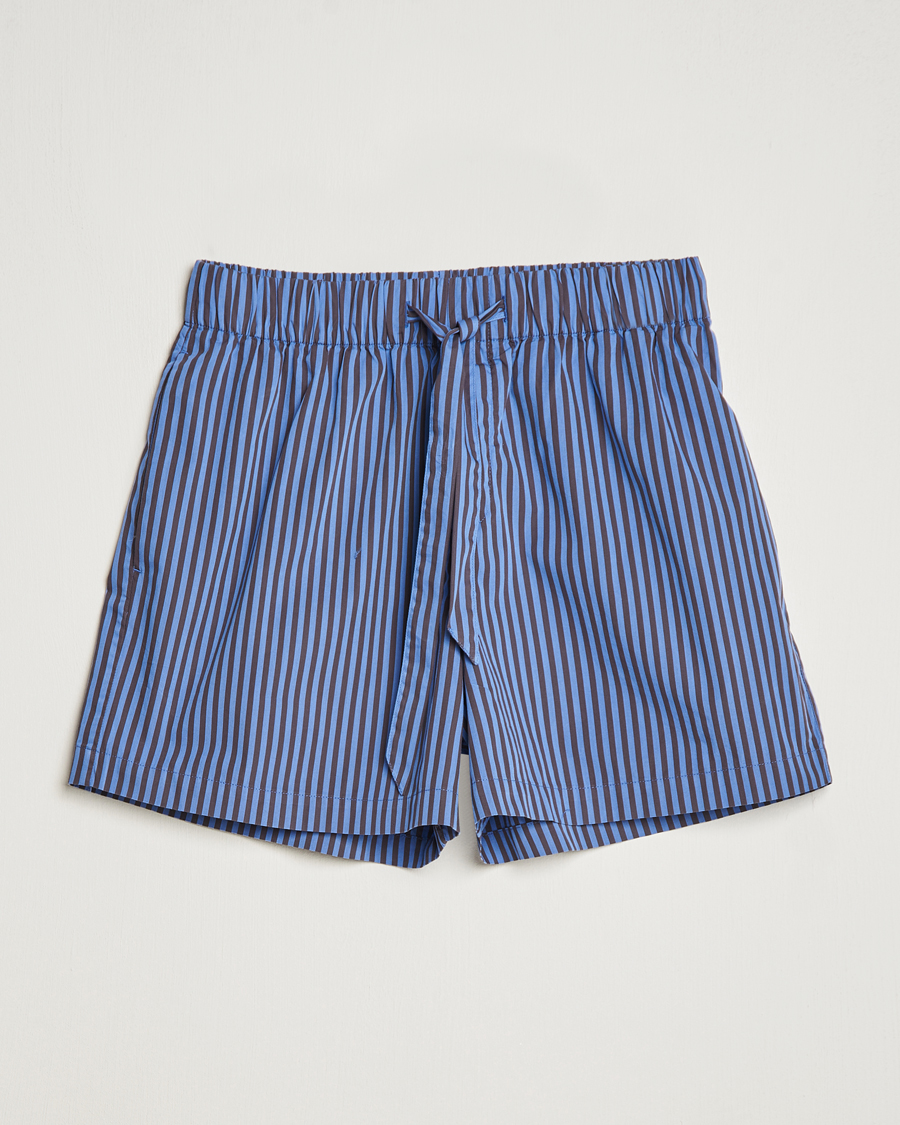 Uomini | Accappatoi & Pigiami | Tekla | Poplin Pyjama Shorts Verneuil Stripes