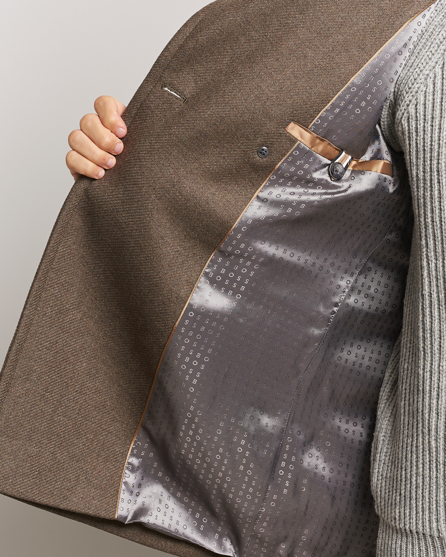 Uomini | Giacche | BOSS BLACK | Hyde Peacoat Open Green