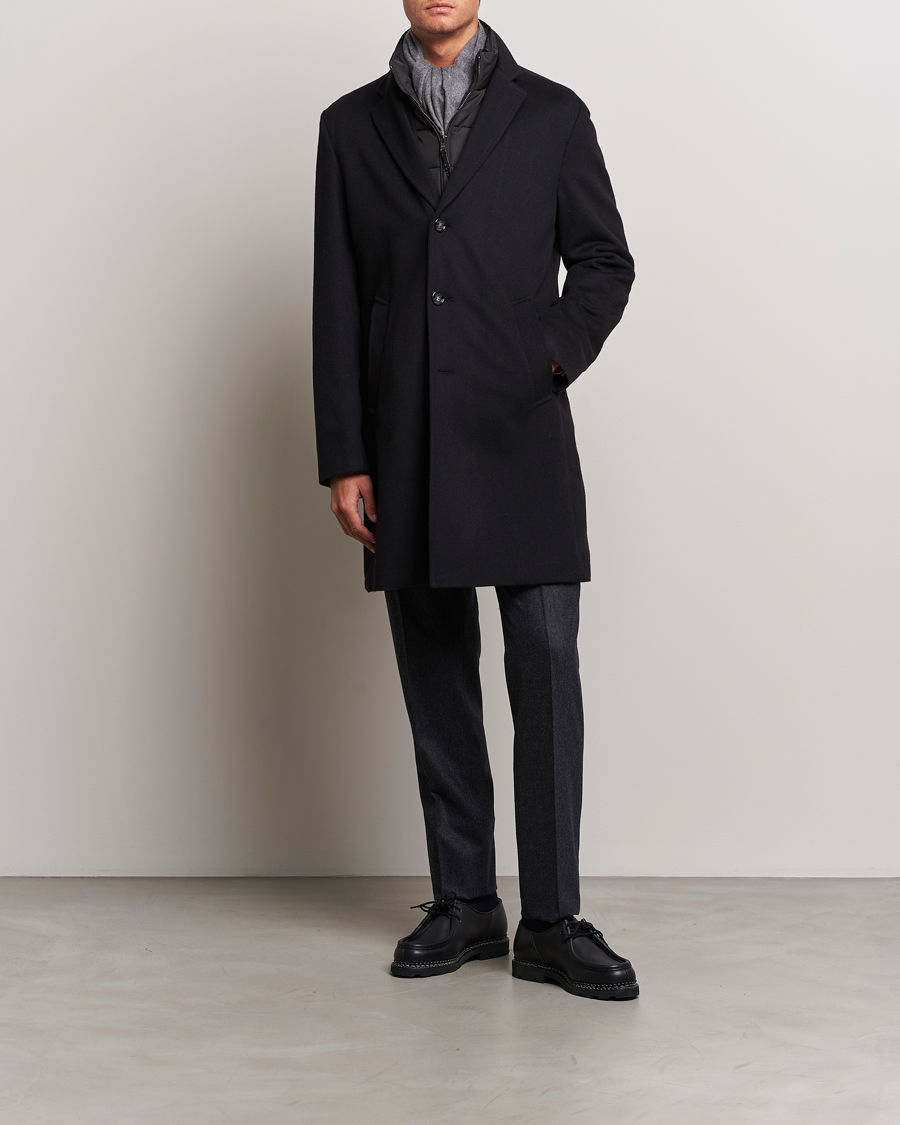 Uomini | Giacche | BOSS BLACK | Hyde Wool Bib Coat Black