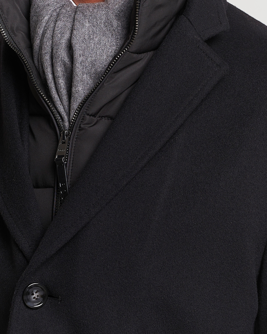 Uomini | Giacche | BOSS BLACK | Hyde Wool Bib Coat Black