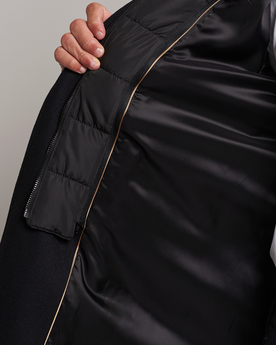 Uomini | Giacche | BOSS BLACK | Hyde Wool Bib Coat Black