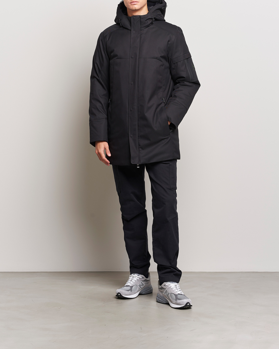 Uomini | Giacche | BOSS GREEN | Terry Parka Black