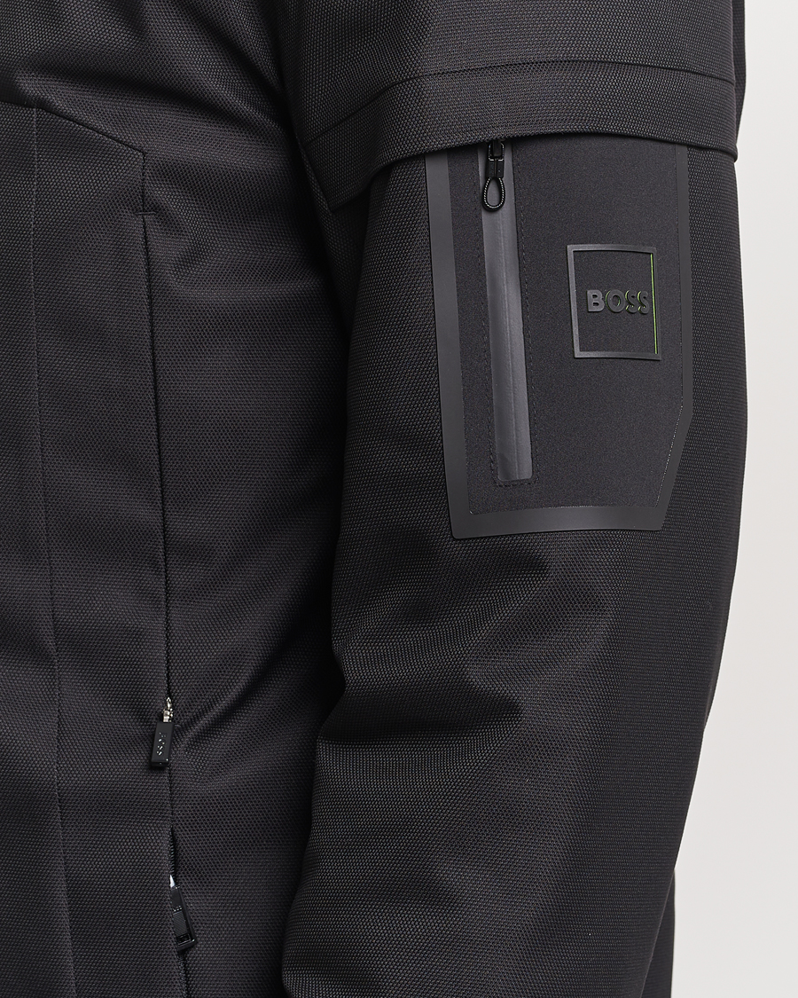 Uomini | Giacche | BOSS GREEN | Terry Parka Black