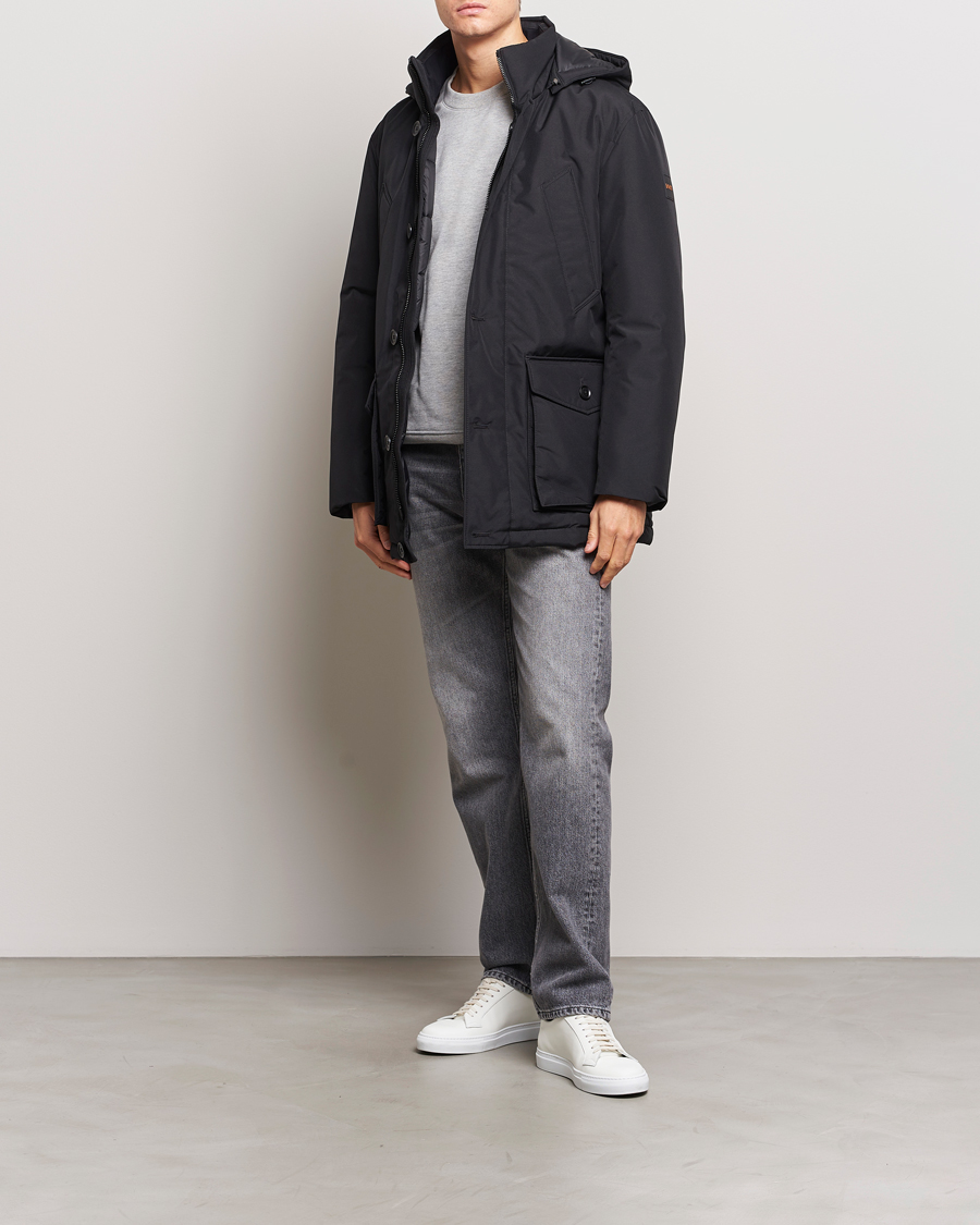 Uomini | Giacche | BOSS ORANGE | Osiass Parka Black