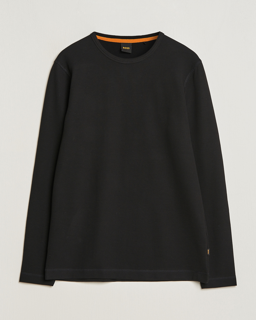 Uomini | Maglieria | BOSS ORANGE | Tempesto Sweater Black