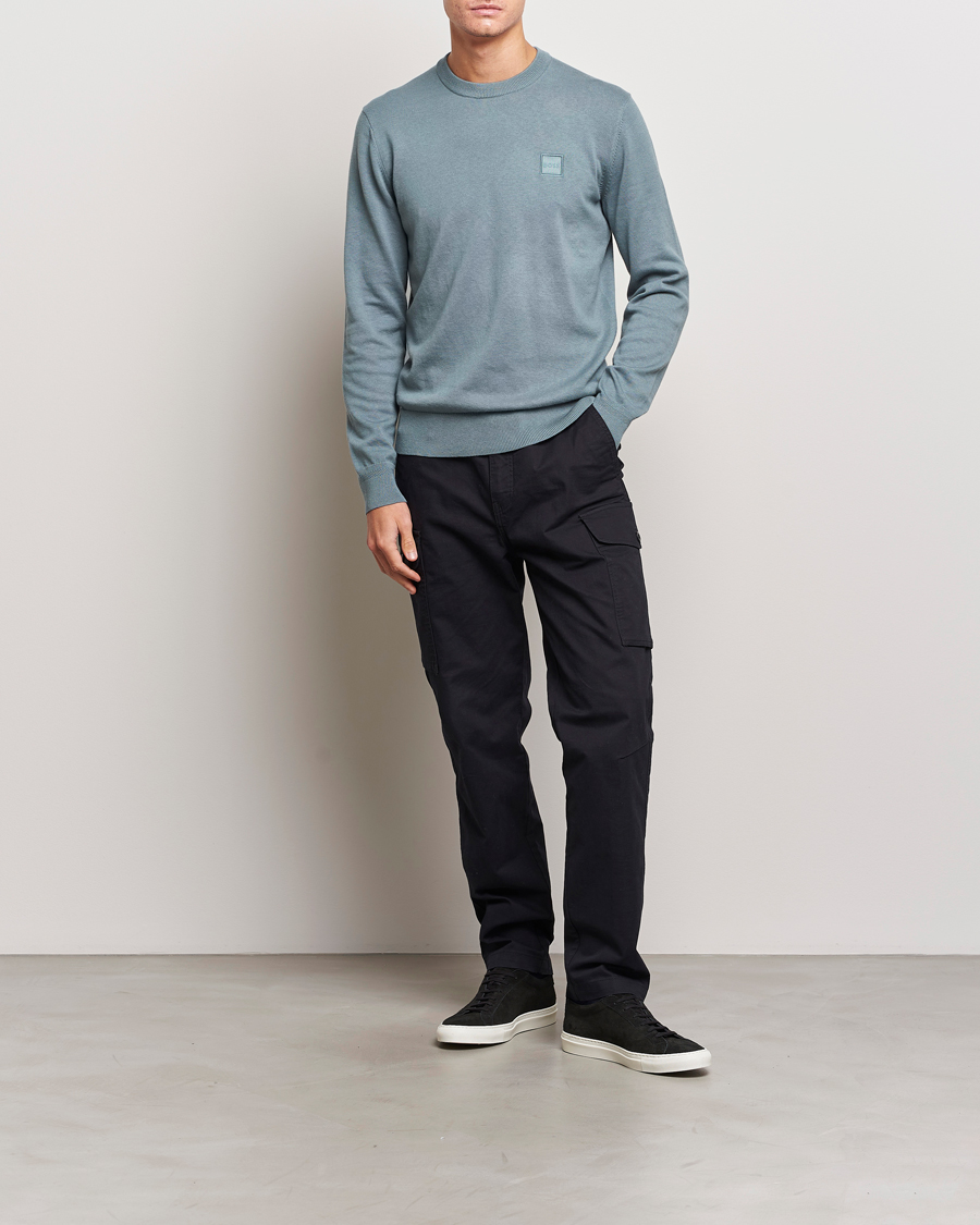 Uomini | Maglieria | BOSS ORANGE | Kanovano Knitted Sweater Open Green