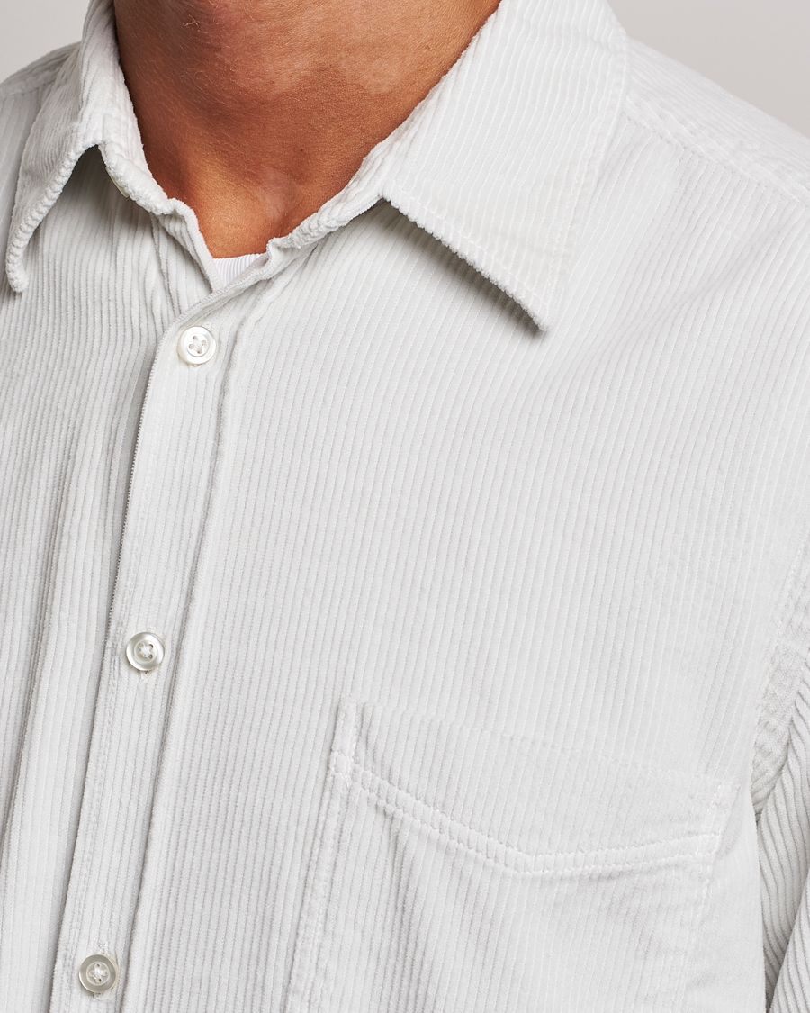 Uomini | Camicie | BOSS ORANGE | Relegant Corduroy Shirt Light Grey