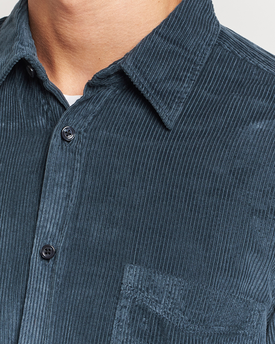 Uomini | Camicie | BOSS ORANGE | Relegant Corduroy Shirt Open Green