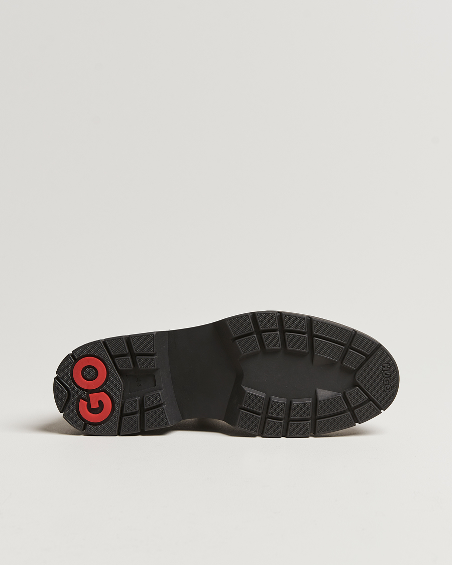 Uomini | HUGO Denzel Chunky Leather Derby Black | HUGO | Denzel Chunky Leather Derby Black