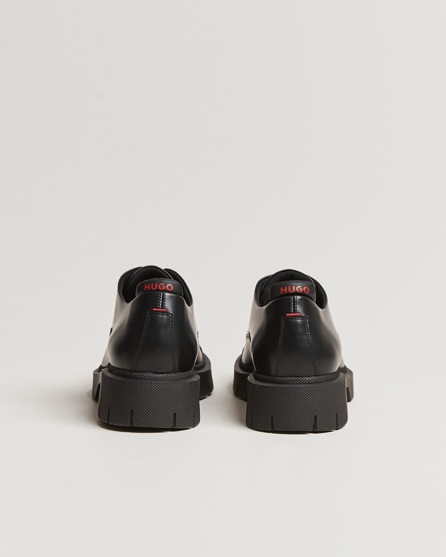 Uomini | HUGO Denzel Chunky Leather Derby Black | HUGO | Denzel Chunky Leather Derby Black