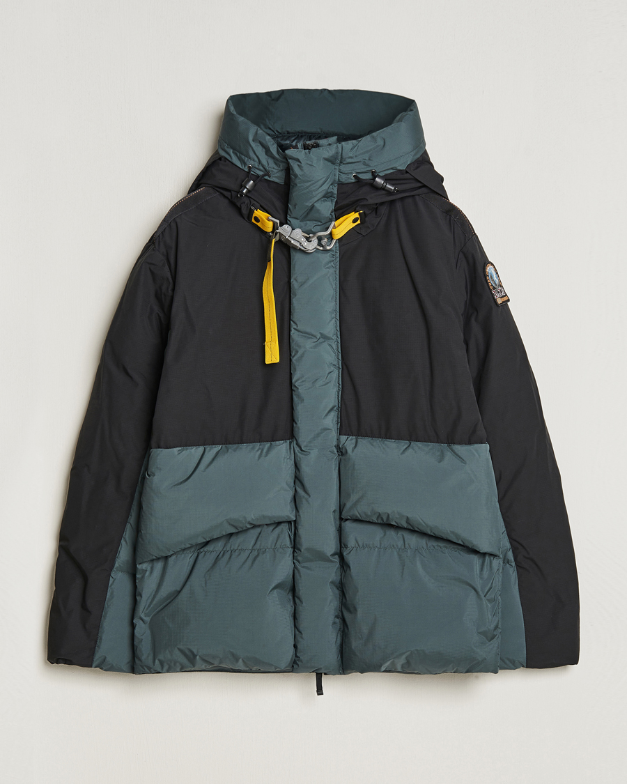 Uomini | Giacche | Parajumpers | Ronin Foul Weather Down Parka Black/Green Gables