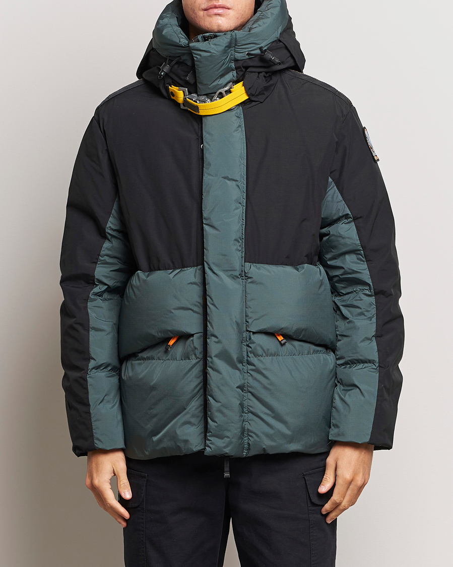 Uomini | Giacche | Parajumpers | Ronin Foul Weather Down Parka Black/Green Gables
