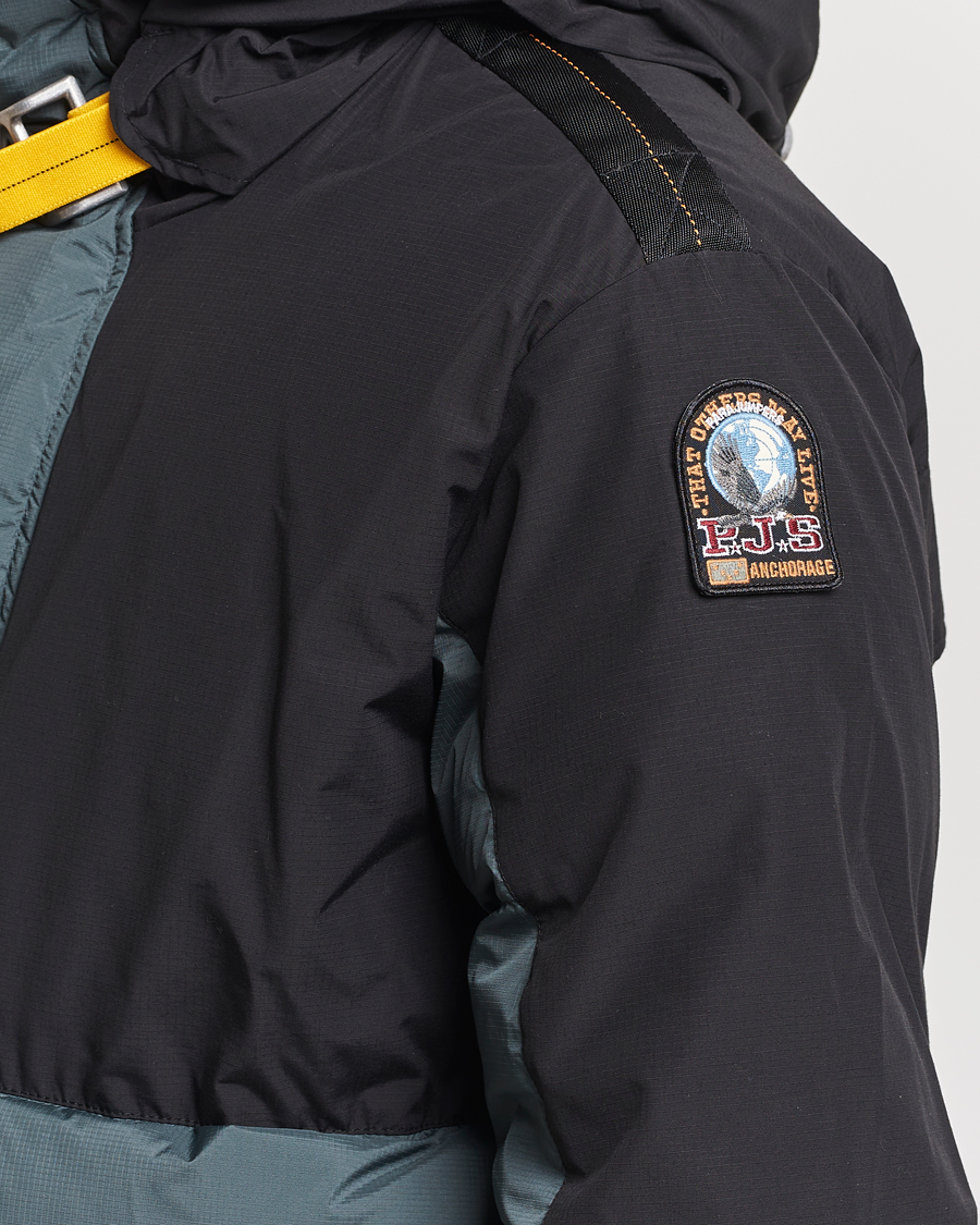 Uomini | Giacche | Parajumpers | Ronin Foul Weather Down Parka Black/Green Gables