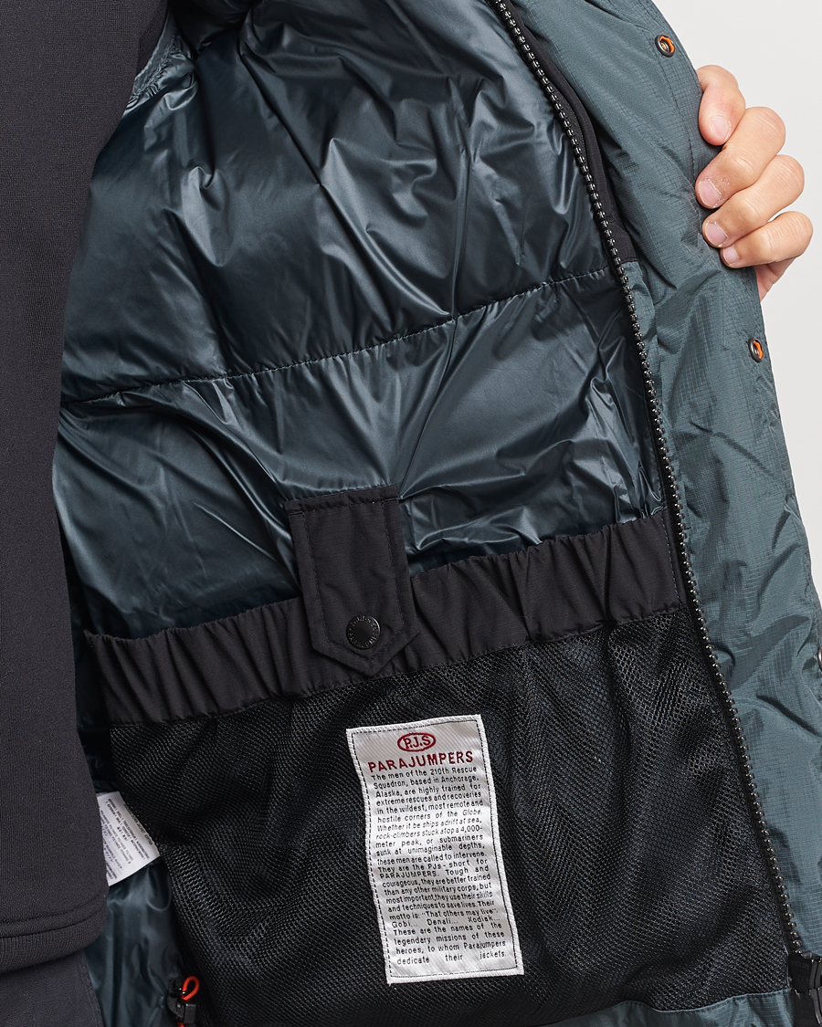Uomini | Giacche | Parajumpers | Ronin Foul Weather Down Parka Black/Green Gables
