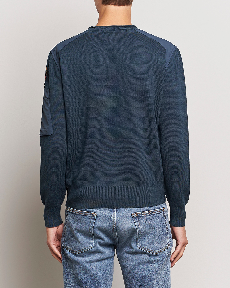 Uomini | Maglieria | Parajumpers | Braw Rescue Knitted Crew Neck Dark Avio