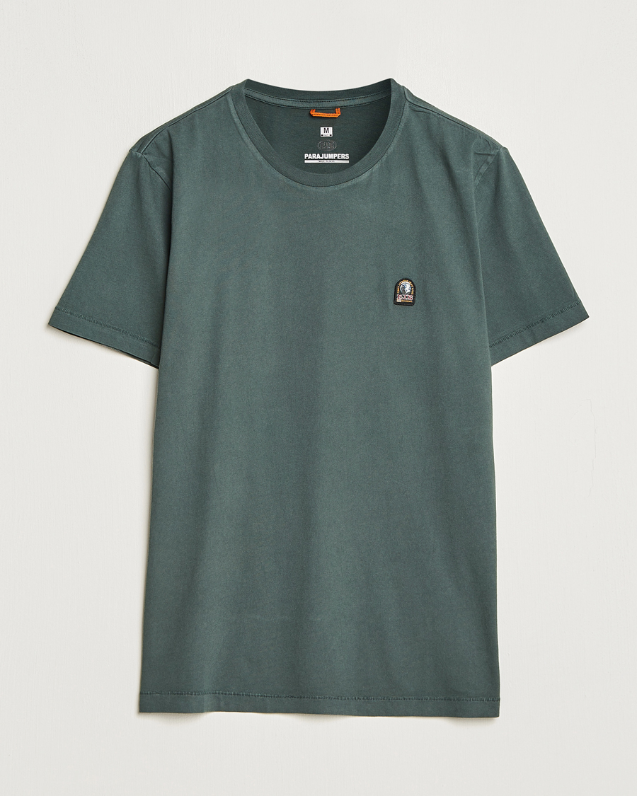 Uomini | T-shirt | Parajumpers | Patch Crew Neck T-Shirt Green Gables