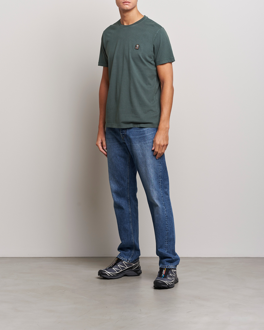 Uomini | T-shirt | Parajumpers | Patch Crew Neck T-Shirt Green Gables