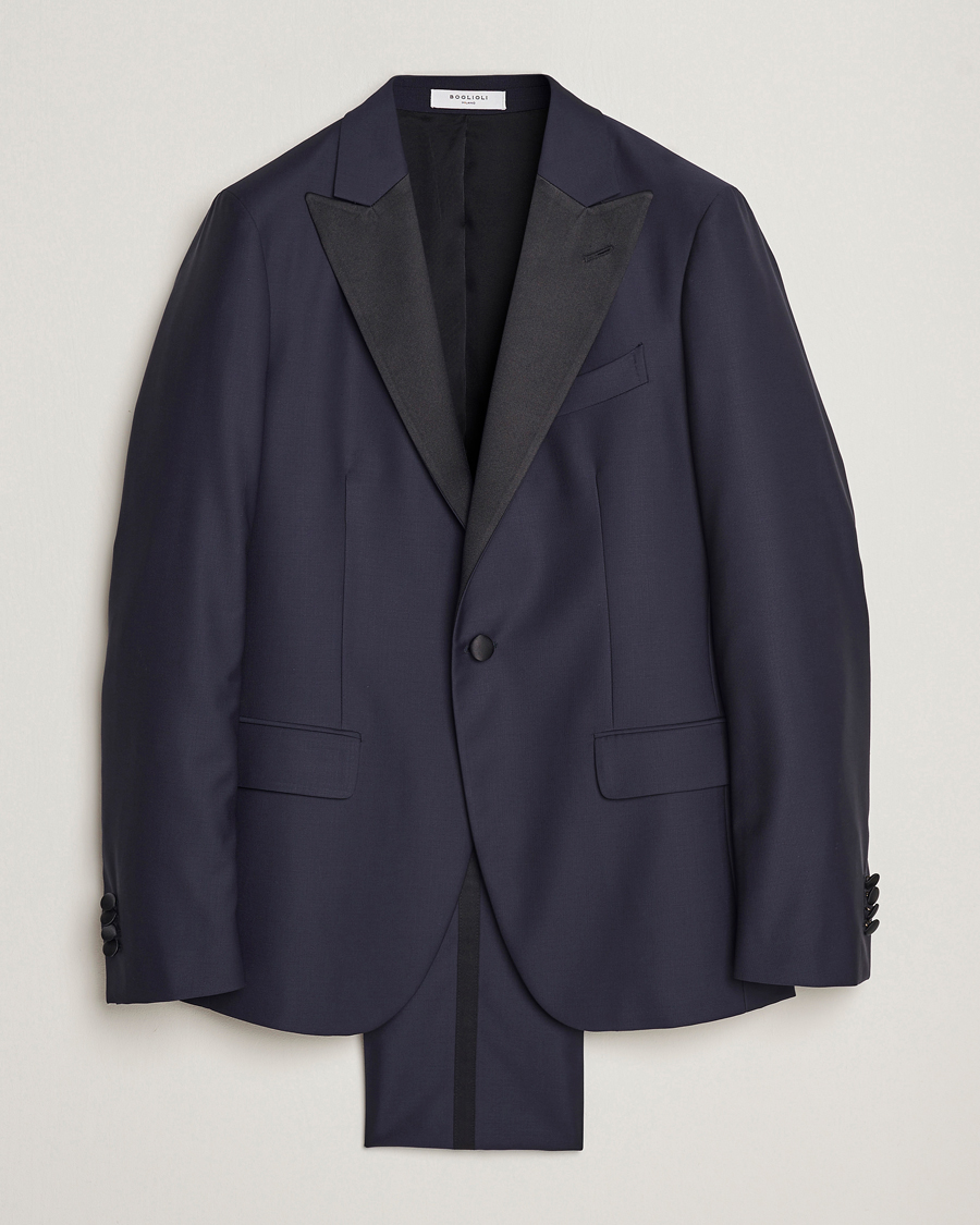 Uomini | Abiti | Boglioli | Milano Single Breasted Tuxedo Navy