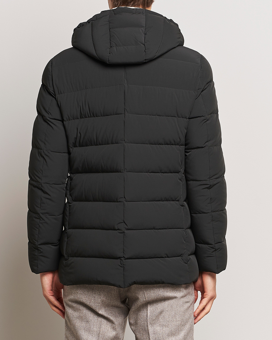 Uomini | Giacche | MooRER | Florio Double Breasted Nylon Coat Dark Green