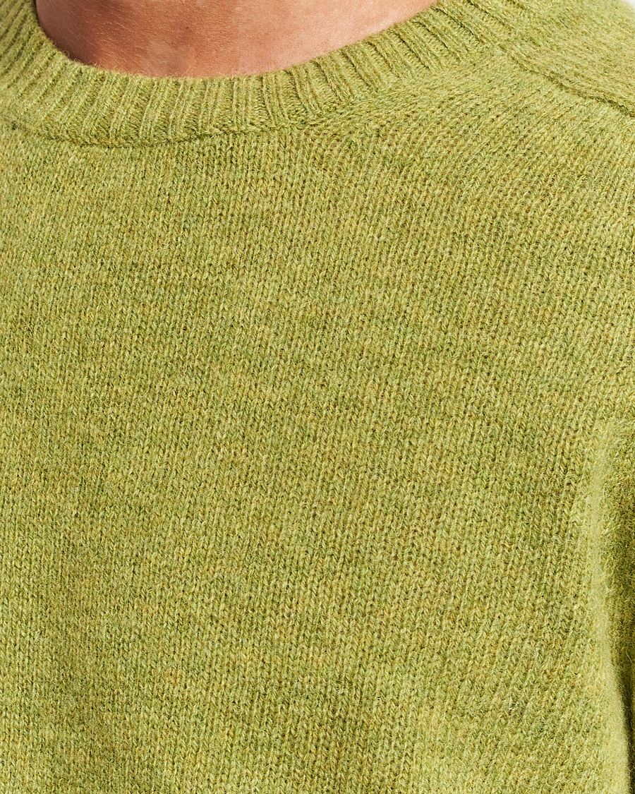 Uomini | Maglieria | NN07 | Nathan Brushed Crew Neck Daiquiri Green
