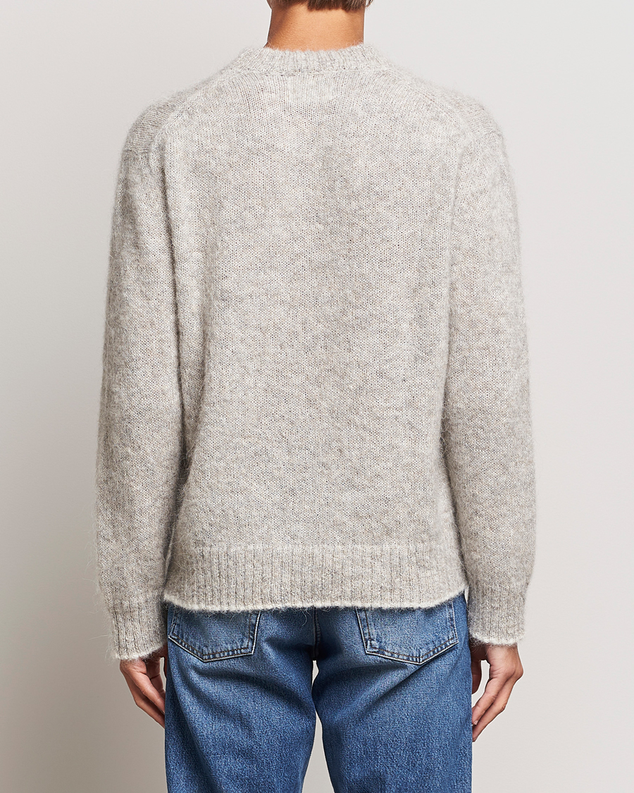 Uomini | Maglieria | NN07 | Jack Wool Crew Neck Sweater Light Grey Melange