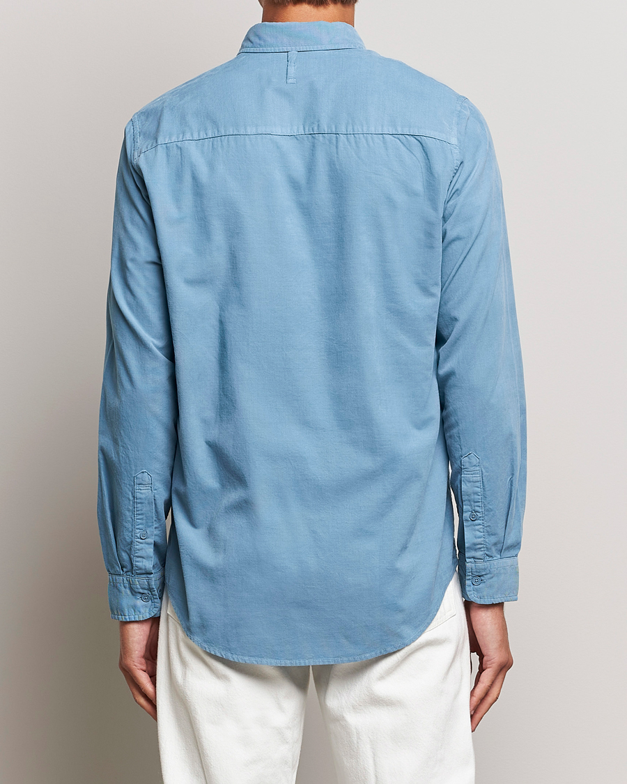 Uomini | Camicie | NN07 | Arne Baby Cord Shirt Dust Blue