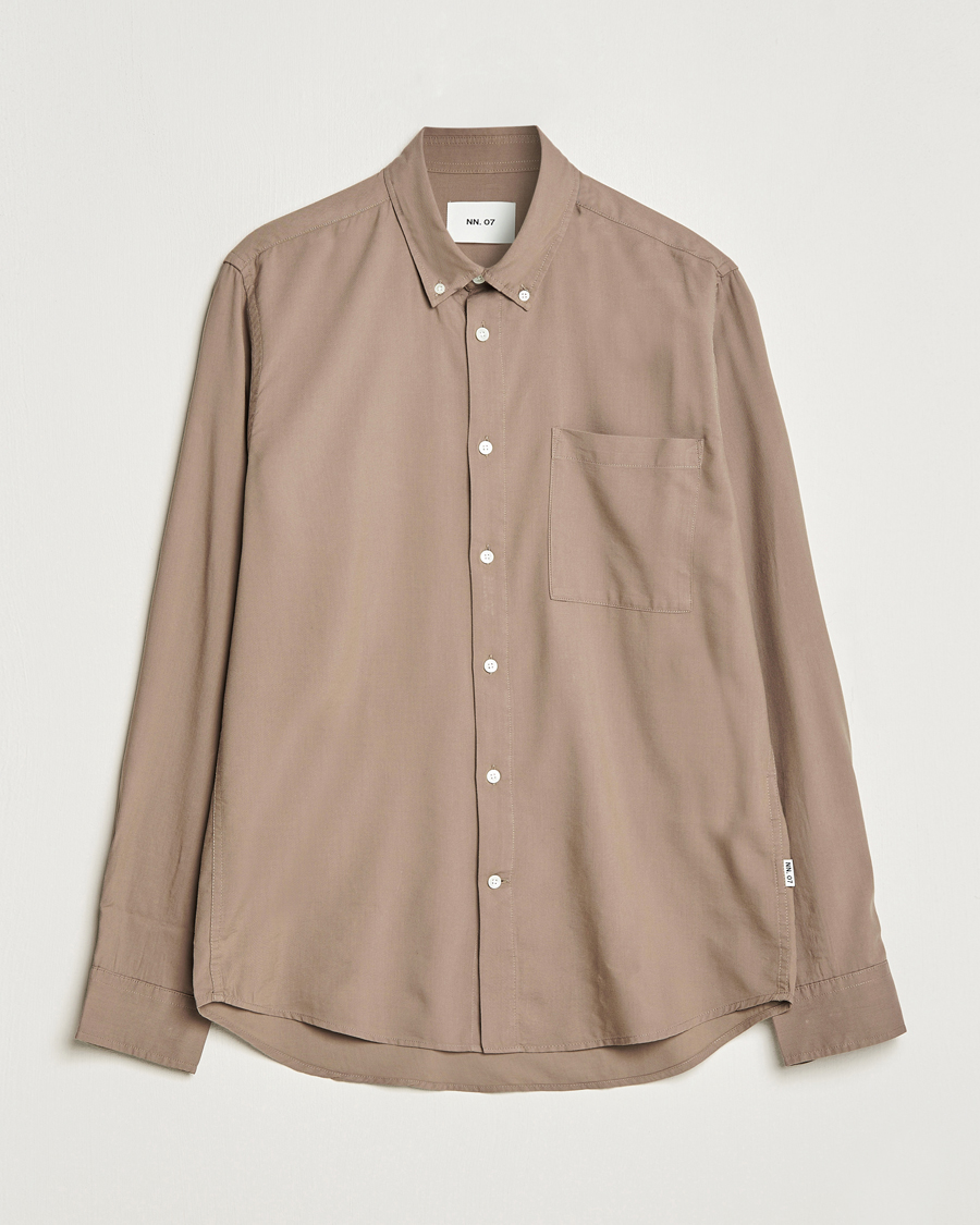 Uomini | Camicie | NN07 | Arne Tencel Shirt Shitake