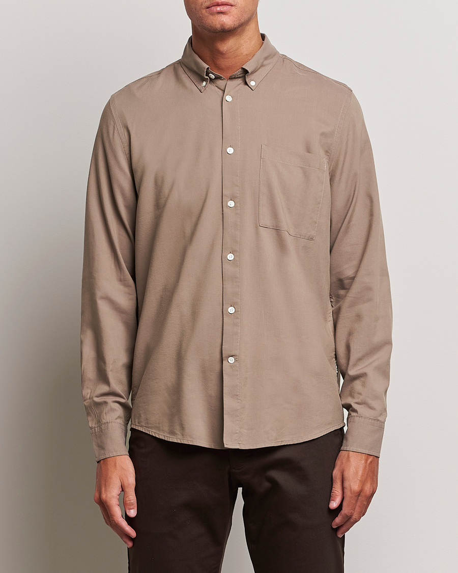Uomini | Camicie | NN07 | Arne Tencel Shirt Shitake