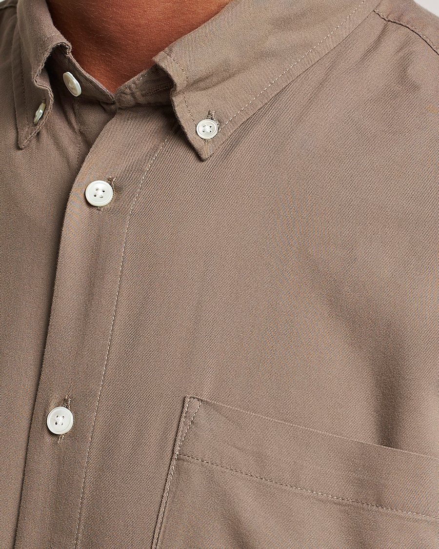 Uomini | Camicie | NN07 | Arne Tencel Shirt Shitake