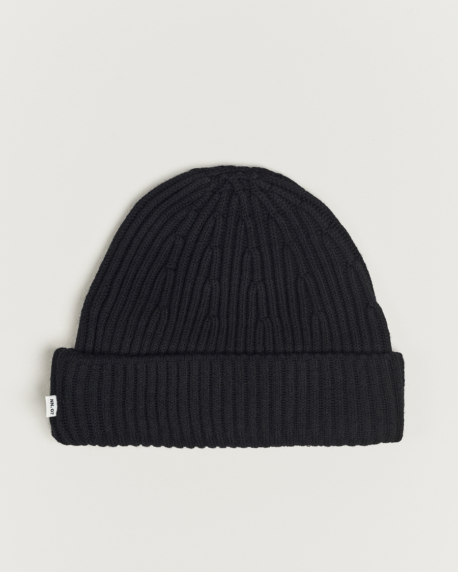 Uomini | NN07 Ribbed Hat Black | NN07 | Ribbed Hat Black