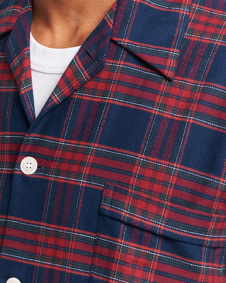 Uomini | Accappatoi & Pigiami | Derek Rose | Cotton Flannel Checked Pyjama Set Multi